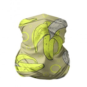 Бандана-труба 3D с принтом Банан 8 , 100% полиэстер, ткань с особыми свойствами — Activecool | плотность 150‒180 г/м2; хорошо тянется, но сохраняет форму | banana | банан | бананы | паттерн