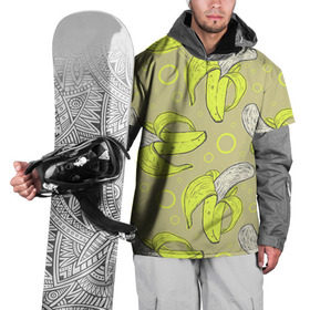 Накидка на куртку 3D с принтом Банан 8 , 100% полиэстер |  | banana | банан | бананы | паттерн