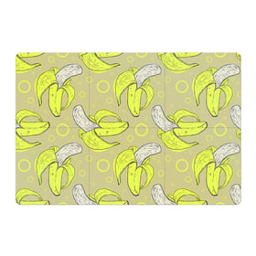 Магнитный плакат 3Х2 с принтом Банан 8 , Полимерный материал с магнитным слоем | 6 деталей размером 9*9 см | banana | банан | бананы | паттерн