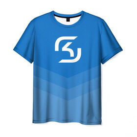 Мужская футболка 3D с принтом SK-Gaming , 100% полиэфир | прямой крой, круглый вырез горловины, длина до линии бедер | csgo | esports | gaming | lg | sk | team