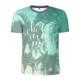 Мужская футболка 3D спортивная с принтом HAWAII 8 , 100% полиэстер с улучшенными характеристиками | приталенный силуэт, круглая горловина, широкие плечи, сужается к линии бедра | hawaii | гаваи | лето | океан | отдых | пальмы | пляж | серф
