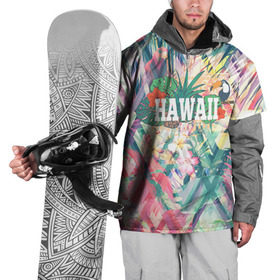 Накидка на куртку 3D с принтом HAWAII 5 , 100% полиэстер |  | hawaii | гаваи | лето | океан | отдых | пальмы | пляж | серф