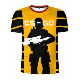 Мужская футболка 3D спортивная с принтом CS GO , 100% полиэстер с улучшенными характеристиками | приталенный силуэт, круглая горловина, широкие плечи, сужается к линии бедра | cs | cs go | csgo | go | го | контр страйк | контра | кс | кс го | ксго | спецназ | террористы