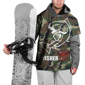 Накидка на куртку 3D с принтом Лучший рыбак , 100% полиэстер |  | Тематика изображения на принте: best fisherman | camouflage | fish | fishing | man | камуфляж | лучший рыбак | мужчина | рыба | рыбалка