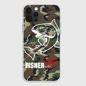 Чехол для iPhone 12 Pro Max с принтом Лучший рыбак , Силикон |  | best fisherman | camouflage | fish | fishing | man | камуфляж | лучший рыбак | мужчина | рыба | рыбалка