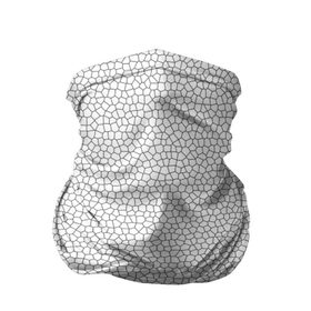Бандана-труба 3D с принтом Витраж Белый , 100% полиэстер, ткань с особыми свойствами — Activecool | плотность 150‒180 г/м2; хорошо тянется, но сохраняет форму | texture | белый | витраж | текстура