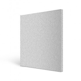 Холст квадратный с принтом Витраж Белый , 100% ПВХ |  | texture | белый | витраж | текстура