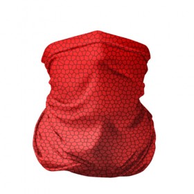 Бандана-труба 3D с принтом Витраж Красный , 100% полиэстер, ткань с особыми свойствами — Activecool | плотность 150‒180 г/м2; хорошо тянется, но сохраняет форму | texture | витраж | красный | текстура