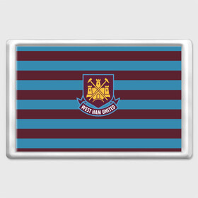 Магнит 45*70 с принтом West Ham United , Пластик | Размер: 78*52 мм; Размер печати: 70*45 | Тематика изображения на принте: вэст | хэм