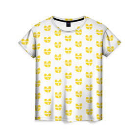 Женская футболка 3D с принтом Wu-Tang Clan , 100% полиэфир ( синтетическое хлопкоподобное полотно) | прямой крой, круглый вырез горловины, длина до линии бедер | clan | tang | wu