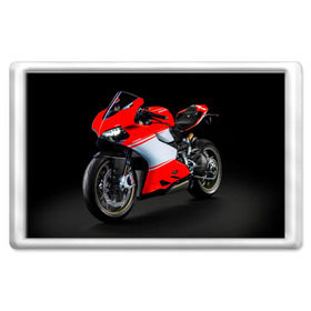 Магнит 45*70 с принтом Ducati , Пластик | Размер: 78*52 мм; Размер печати: 70*45 | ducati | мото | мотоцикл | скорость
