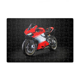 Пазл магнитный 126 элементов с принтом Ducati , полимерный материал с магнитным слоем | 126 деталей, размер изделия —  180*270 мм | Тематика изображения на принте: ducati | мото | мотоцикл | скорость