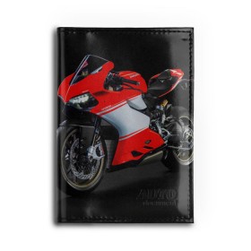 Обложка для автодокументов с принтом Ducati , натуральная кожа |  размер 19,9*13 см; внутри 4 больших “конверта” для документов и один маленький отдел — туда идеально встанут права | Тематика изображения на принте: ducati | мото | мотоцикл | скорость