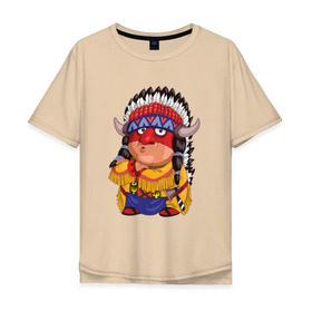 Мужская футболка хлопок Oversize с принтом Забавные Индейцы 11 , 100% хлопок | свободный крой, круглый ворот, “спинка” длиннее передней части | Тематика изображения на принте: апачи | вождь | воин | животные | запад | канада | лидер | лицо | северная | смешные | талисман | цвет