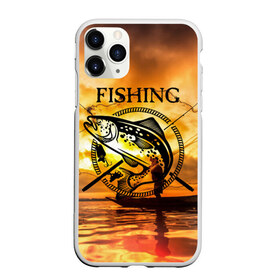 Чехол для iPhone 11 Pro Max матовый с принтом Рыбалка , Силикон |  | boat | clouds | emblem | fish | fishermen | fishing | logo | nature | net | reflection | river | sky | sturgeon | sun | sunset | water | wave | вода | волна | закат | логотип | лодка | небо | облака | осетр | отражение | природа | река | рыба | рыбаки | р