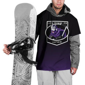 Накидка на куртку 3D с принтом Los Angeles Kings , 100% полиэстер |  | Тематика изображения на принте: 