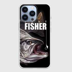 Чехол для iPhone 13 Pro с принтом Лучший рыбак ,  |  | background | best fisherman | black | fish | fishing | sturgeon | лучший рыбак | осетр | рыба | рыбалка | фон | черный