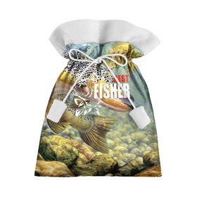 Подарочный 3D мешок с принтом Лучший рыбак , 100% полиэстер | Размер: 29*39 см | best fisherman | bottom | bubbles | fish | fishing | leaf | maple | rays | river | stones | sturgeon | water | вода | дно | камни | кленовый | лист | лучи | лучший | осетр | пузыри | река | рыба | рыбак | рыбалка