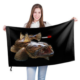 Флаг 3D с принтом Лучший рыбак , 100% полиэстер | плотность ткани — 95 г/м2, размер — 67 х 109 см. Принт наносится с одной стороны | best fisherman | black background | deep | fish | fishing | jaws | predator | teeth | water | вода | глубина | зубы | лучший | пасть | рыба | рыбак | рыбалка | хищник | черный фон
