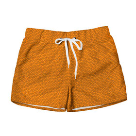 Женские шорты 3D с принтом Витраж Оранжевый , 100% полиэстер | прямой крой, два кармана без застежек по бокам. Мягкая трикотажная резинка на поясе, внутри которой широкие завязки. Длина до середины бедра | texture | витраж | оранжевый | текстура