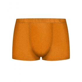 Мужские трусы 3D с принтом Витраж Оранжевый , 50% хлопок, 50% полиэстер | классическая посадка, на поясе мягкая тканевая резинка | texture | витраж | оранжевый | текстура