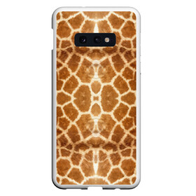 Чехол для Samsung S10E с принтом Шкура Жирафа , Силикон | Область печати: задняя сторона чехла, без боковых панелей | textures | животное | жираф | текстура