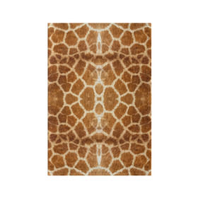 Обложка для паспорта матовая кожа с принтом Шкура Жирафа , натуральная матовая кожа | размер 19,3 х 13,7 см; прозрачные пластиковые крепления | Тематика изображения на принте: textures | животное | жираф | текстура
