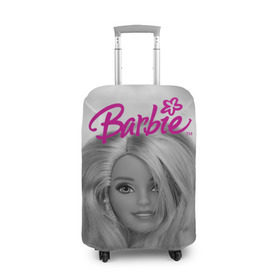 Чехол для чемодана 3D с принтом Кукла барби , 86% полиэфир, 14% спандекс | двустороннее нанесение принта, прорези для ручек и колес | barbie | барби | кукла