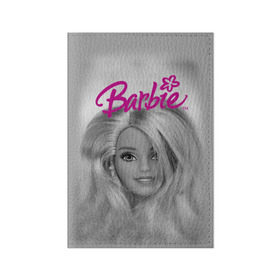 Обложка для паспорта матовая кожа с принтом Кукла барби , натуральная матовая кожа | размер 19,3 х 13,7 см; прозрачные пластиковые крепления | Тематика изображения на принте: barbie | барби | кукла