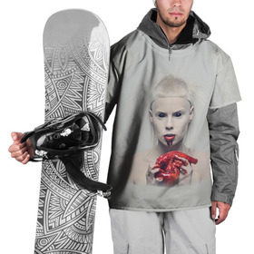 Накидка на куртку 3D с принтом Die Antwoord , 100% полиэстер |  | die antwoord | die antword | ninja | yo landi | yolandi visser | zef | ди антвурд | йоланди фиссер | йоландиб иоланди