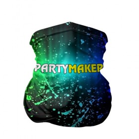 Бандана-труба 3D с принтом Party maker , 100% полиэстер, ткань с особыми свойствами — Activecool | плотность 150‒180 г/м2; хорошо тянется, но сохраняет форму | dj | music | дискотека | досуг | клуб | молодёжь | музыка | туса