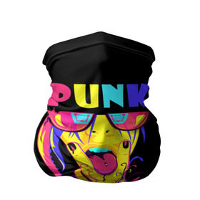Бандана-труба 3D с принтом Punk , 100% полиэстер, ткань с особыми свойствами — Activecool | плотность 150‒180 г/м2; хорошо тянется, но сохраняет форму | молодёжь | панки | прикол | субкультура | хиппи | цвет