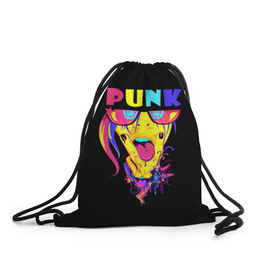 Рюкзак-мешок 3D с принтом Punk , 100% полиэстер | плотность ткани — 200 г/м2, размер — 35 х 45 см; лямки — толстые шнурки, застежка на шнуровке, без карманов и подкладки | молодёжь | панки | прикол | субкультура | хиппи | цвет