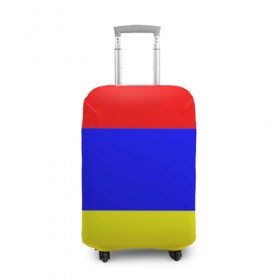 Чехол для чемодана 3D с принтом Армения , 86% полиэфир, 14% спандекс | двустороннее нанесение принта, прорези для ручек и колес | 