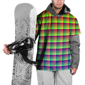 Накидка на куртку 3D с принтом Pixel colour , 100% полиэстер |  | Тематика изображения на принте: 