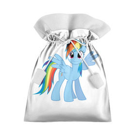Подарочный 3D мешок с принтом My little pony 2 , 100% полиэстер | Размер: 29*39 см | пони
