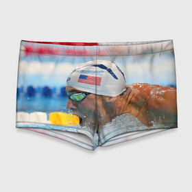 Мужские купальные плавки 3D с принтом Майкл Фелпс , Полиэстер 85%, Спандекс 15% |  | swimming | бассейн | олимпиада | плавание | пловец | рио | фелпс