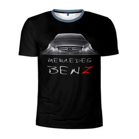 Мужская футболка 3D спортивная с принтом Мерседес Бенц , 100% полиэстер с улучшенными характеристиками | приталенный силуэт, круглая горловина, широкие плечи, сужается к линии бедра | mercedes benz | авто | автомобиль | машина | мерседес