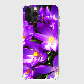 Чехол для iPhone 12 Pro Max с принтом Сиреневая прелесть , Силикон |  | лепестки | прикольные картинки | сиреневый | цветочки | цветы