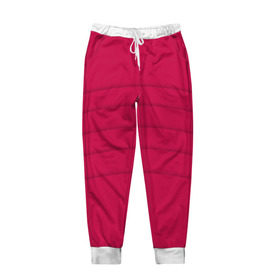 Мужские брюки 3D с принтом Абстракция , 100% полиэстер | манжеты по низу, эластичный пояс регулируется шнурком, по бокам два кармана без застежек, внутренняя часть кармана из мелкой сетки | red | красный