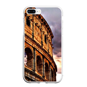 Чехол для iPhone 7Plus/8 Plus матовый с принтом Колизей , Силикон | Область печати: задняя сторона чехла, без боковых панелей | архитектура | италия | колизей | отпуск | путешествие | развалины | туризм | турист