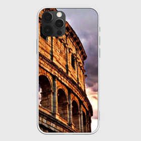 Чехол для iPhone 12 Pro Max с принтом Колизей , Силикон |  | архитектура | италия | колизей | отпуск | путешествие | развалины | туризм | турист