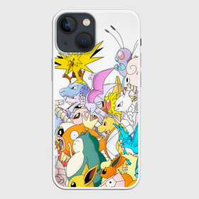 Чехол для iPhone 13 mini с принтом Покемоны ,  |  | pokemon | pokemons | го | покемон | покемон го | покемон гоу | покемоны