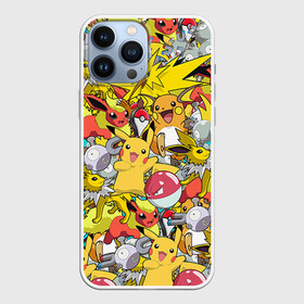 Чехол для iPhone 13 Pro Max с принтом Pokemon 5 ,  |  | Тематика изображения на принте: go | pokemon | pokemons | го | гоу | зщлуьщт пщ | покемон | покемоны