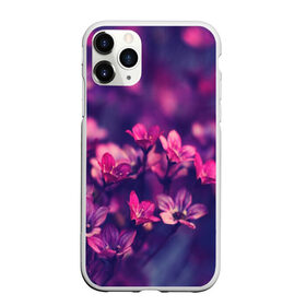 Чехол для iPhone 11 Pro Max матовый с принтом Цветы , Силикон |  | flower | nature | violet | природа | цветы