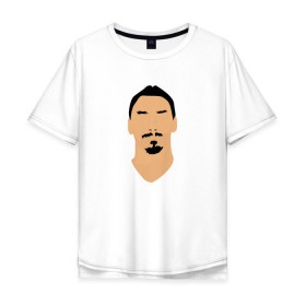 Мужская футболка хлопок Oversize с принтом Zlatan Ibrahimovic , 100% хлопок | свободный крой, круглый ворот, “спинка” длиннее передней части | Тематика изображения на принте: златан ибрагимович
