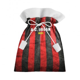 Подарочный 3D мешок с принтом A.C. Milan , 100% полиэстер | Размер: 29*39 см | болельщик | италия | клуб | милан | фанат | футбол | футболист
