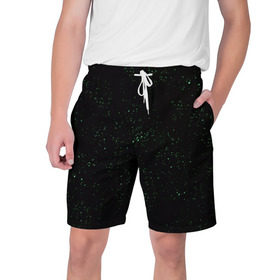 Мужские шорты 3D с принтом Звездная ночь ,  полиэстер 100% | прямой крой, два кармана без застежек по бокам. Мягкая трикотажная резинка на поясе, внутри которой широкие завязки. Длина чуть выше колен | Тематика изображения на принте: 