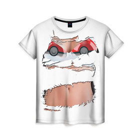 Женская футболка 3D с принтом Лифчик-покеболлы , 100% полиэфир ( синтетическое хлопкоподобное полотно) | прямой крой, круглый вырез горловины, длина до линии бедер | Тематика изображения на принте: pokemon go