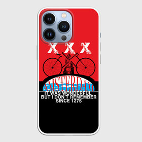 Чехол для iPhone 13 Pro с принтом Amsterdam t shirt ,  |  | american football | baseball | fashion | football | sport | sport league | style | team | west | американский футбол | амстер | амстердам | амстэрдам | бейсбол | голландия | запад | команды | мода | надписи | спорт | спортивные лиги | стиль